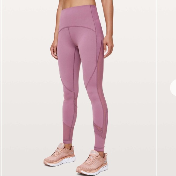 • Lululemon • Women’s Clear The Court Tight *28" Figue / Light Purple 4 - Picture 2 of 6